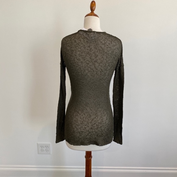 Helmut Lang Asymmetrical Hem Sweater